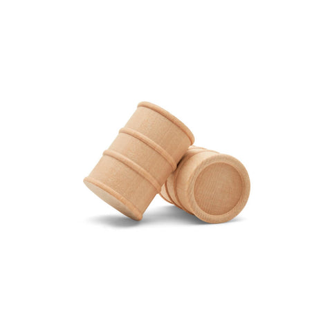 1-5/8" Miniature Wooden Oil Barrel
