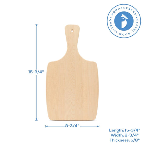 Wood Cutting Board with Handle