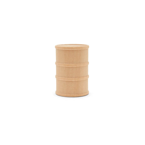1-5/8" Miniature Wooden Oil Barrel