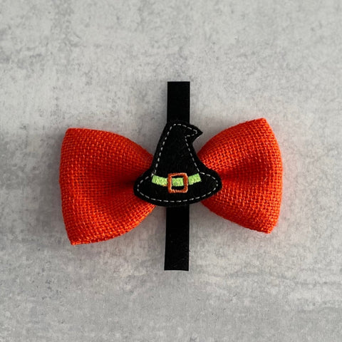 Witch Hats Dog Bow