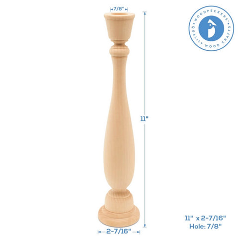 Wood Candlesticks
