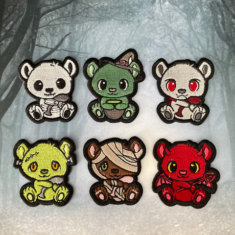 Bear Iron On Patch - 2"