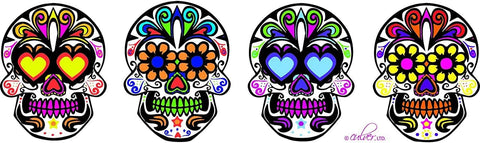 Frosted Sugar Skull DOF