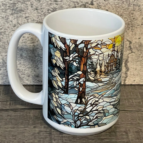 15oz Coffee Cup - Snowman