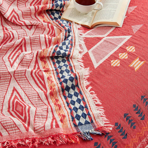 Muslin Coverlet Bedspread - Reversible