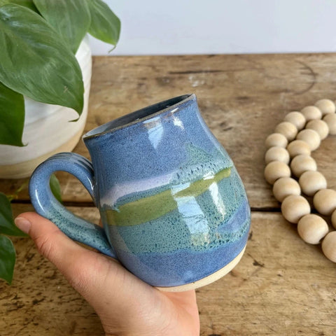 14oz Ceramic Mug - Blue