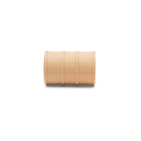 1-5/8" Miniature Wooden Oil Barrel