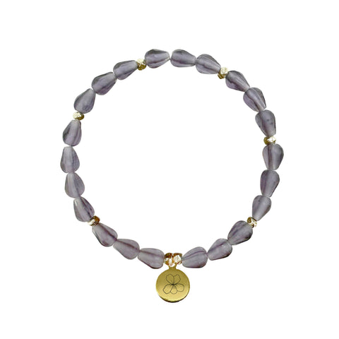 Birth Flower Bracelet - February