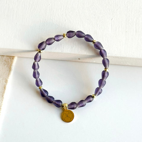 Birth Flower Bracelet - February