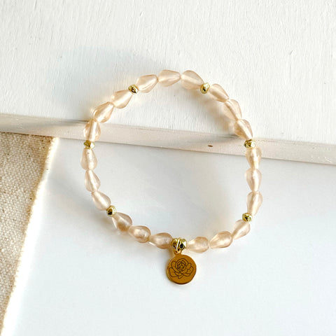 Birth Flower Bracelet - June