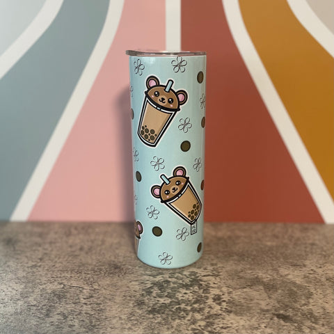 20oz Tumbler - Boba Teddy