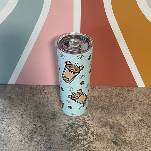20oz Tumbler - Boba Teddy