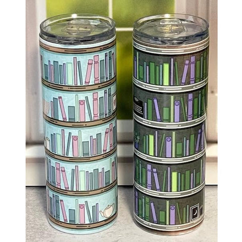 20oz Tumbler - Bookcase