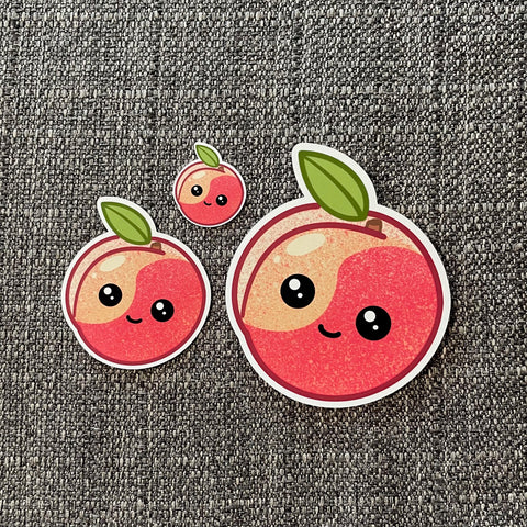 Peach Sticker