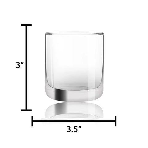Nova Crystal Old Fashioned Whiskey Glasses