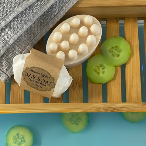 Cucumber Melon Goat Milk Bar Soap