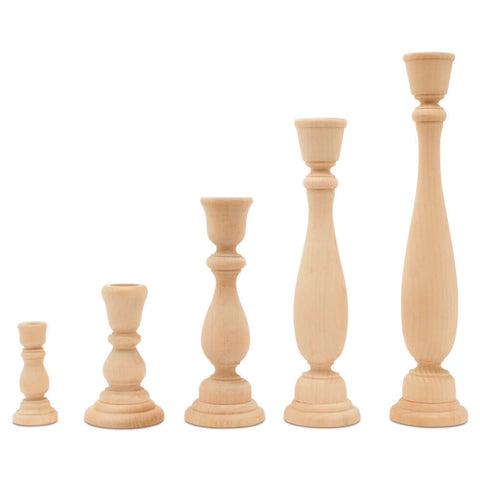 Wood Candlesticks