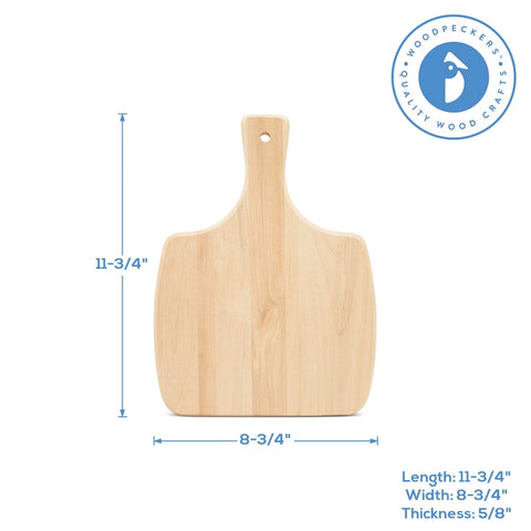 Wood Cutting Board with Handle