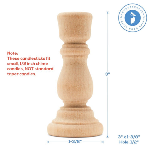 Wood Candlesticks