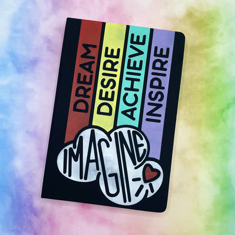Imagine Rainbow A5 Journal