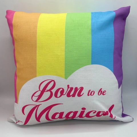 "Born to be Magical" Throw Pillow Cover