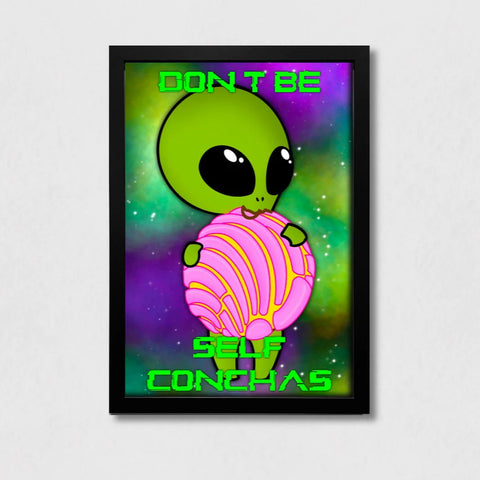 13x19 Art Print - Self Conchas Alien