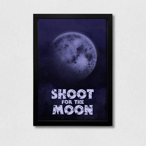 13x19 Art Print - Shoot for the Moon