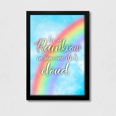 13x19 Art Print - Be a Rainbow
