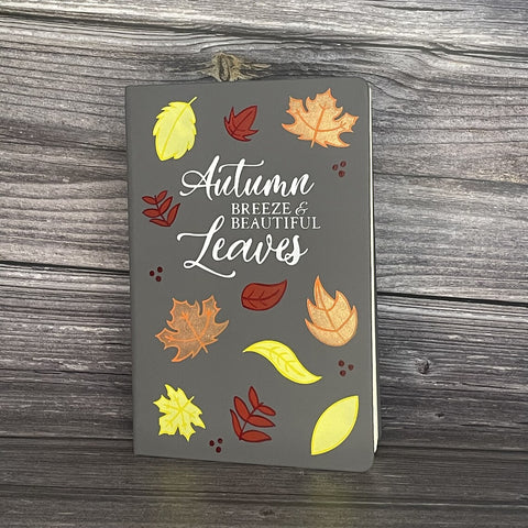 Autumn Breeze and Beautiful Leaves A5 Journal