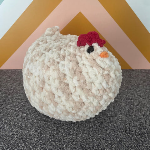Chunky Chicken Crochet Plushie