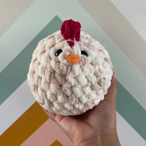 Chunky Chicken Crochet Plushie