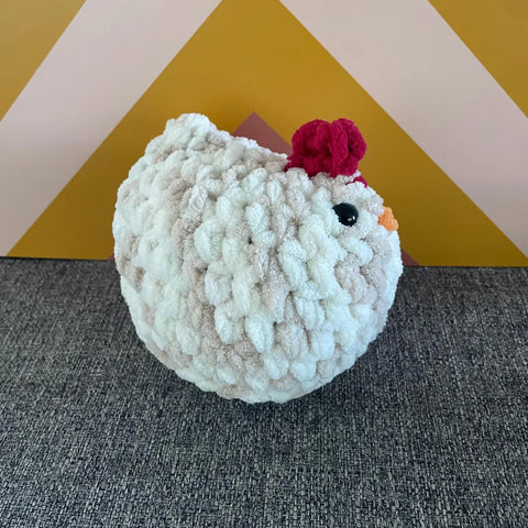 Chunky Chicken Crochet Plushie