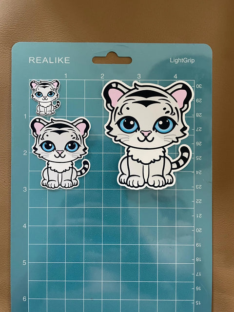White Tiger Sticker