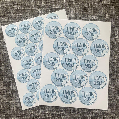 Thank you for making our dreams come true - Cloudy (Sticker Sheets)