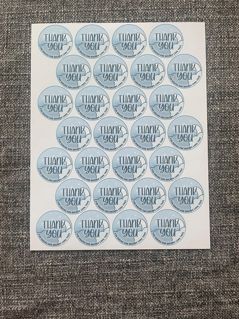 Thank you for making our dreams come true - Cloudy (Sticker Sheets)