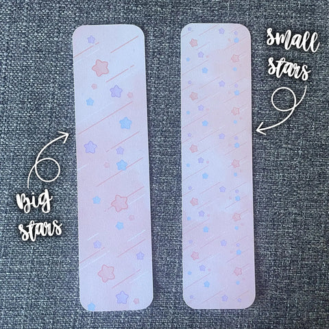 Puffy Stars Cardstock Bookmark