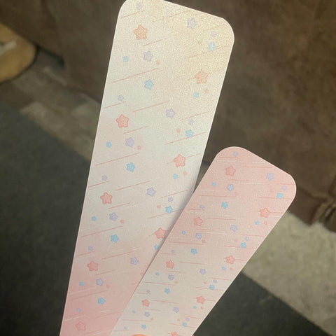 Puffy Stars Cardstock Bookmark