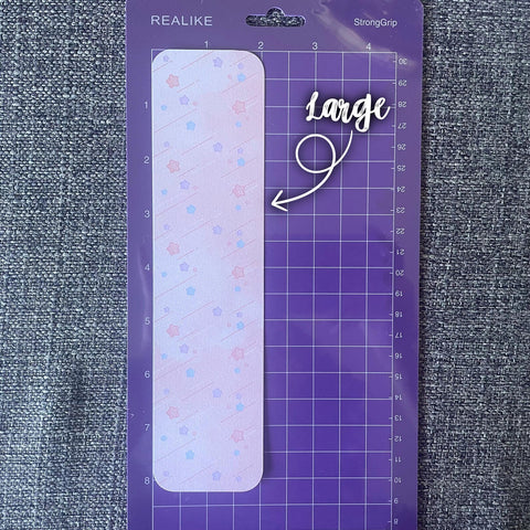Puffy Stars Cardstock Bookmark