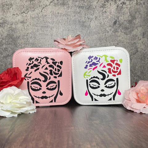 Day of the Dead Themed Jewelry Case