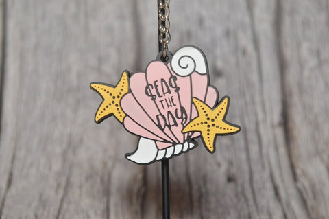Seas the Day Keychain