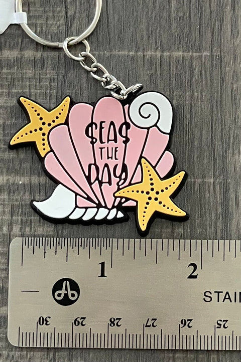 Seas the Day Keychain