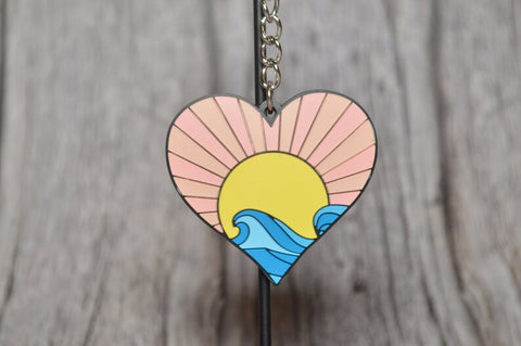 Beach Love Keychain