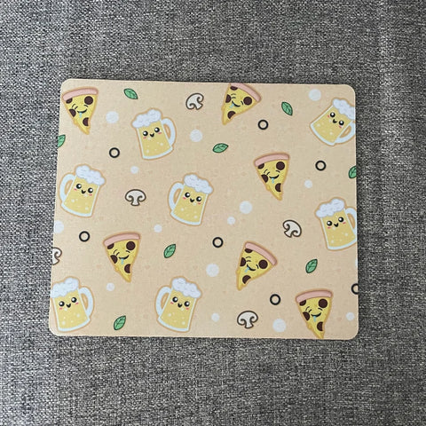 Pizza and Beer Mouse Pad