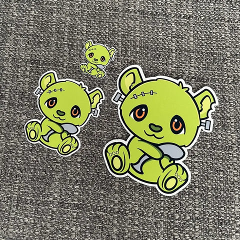 Monster Teddy Sticker