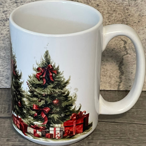 15oz Coffee Cup - Christmas Tree