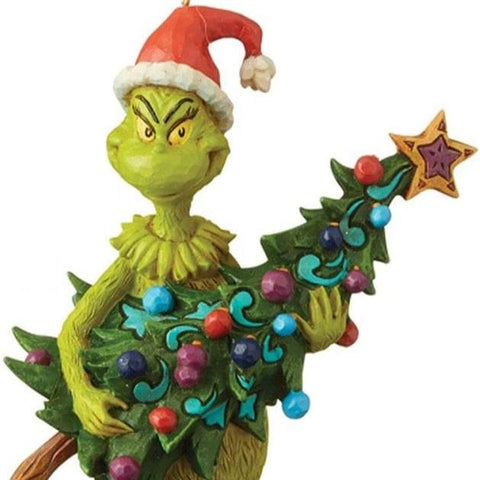 Jim Shore Grinch and Tree Ornament