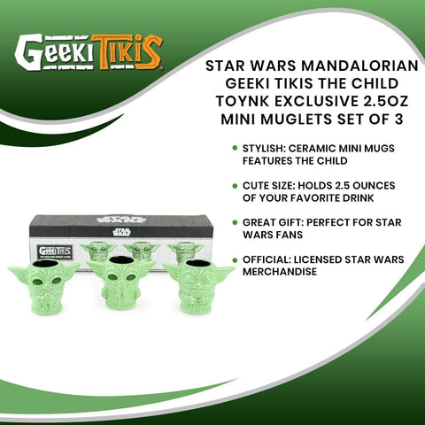 Geeki Tikis Star Wars Mandalorian The Child Muglets