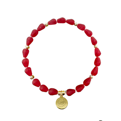 Birth Flower Bracelet - August