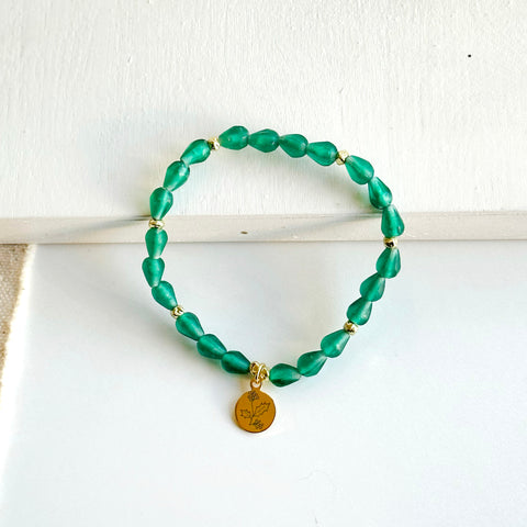 Birth Flower Bracelet - December