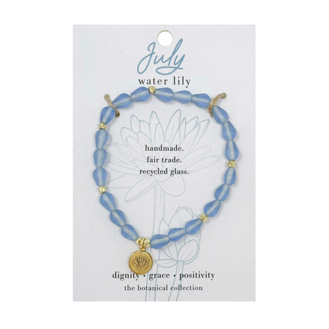 Birth Flower Bracelet - July